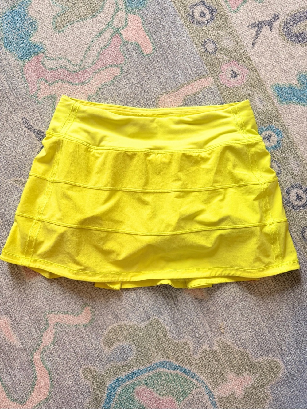 Lululemon Pace Rival Skirt In Yellow 4
